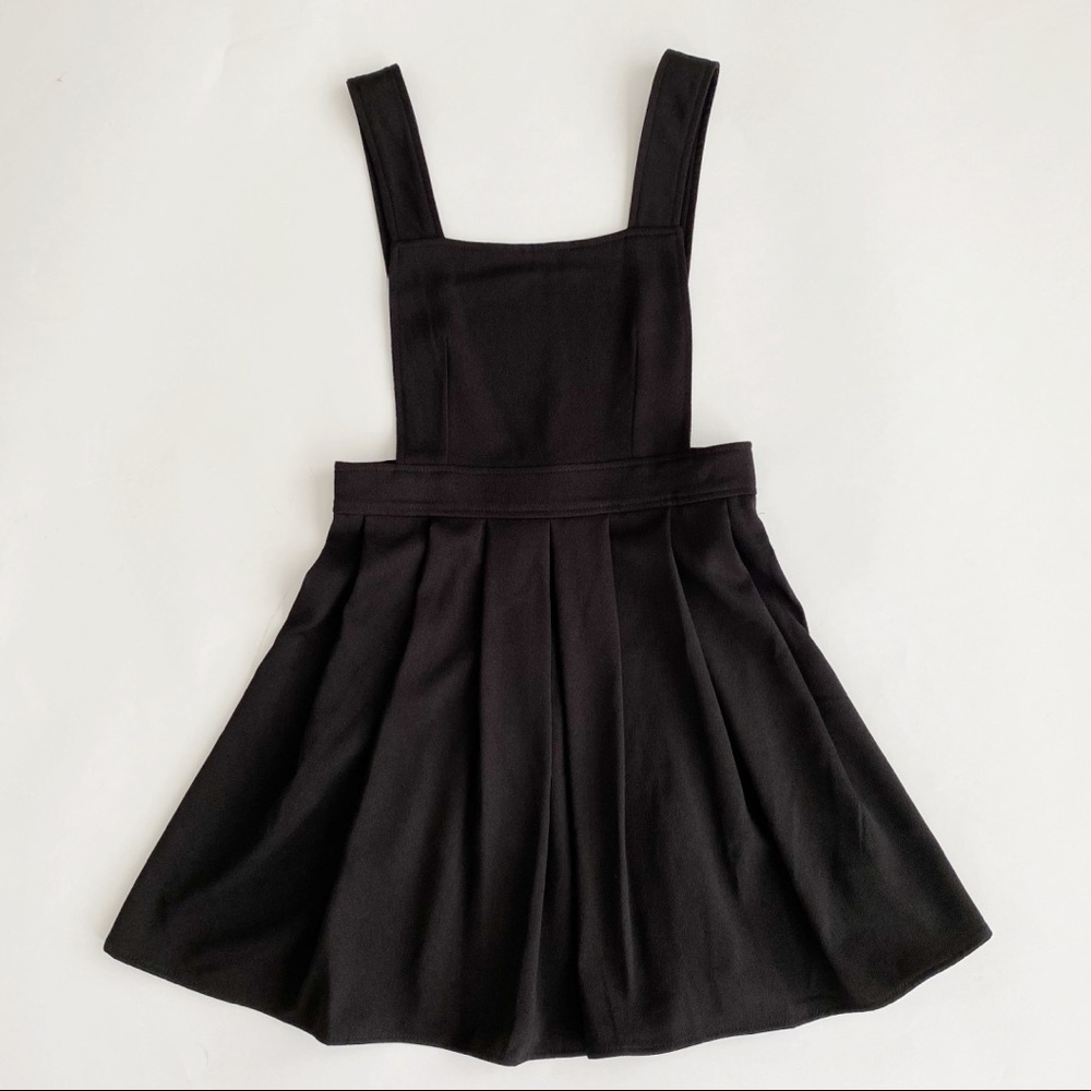 Pleated Pinafore Dress